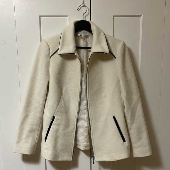Peter Nygard | cream wool blazer - Picture 1 of 4